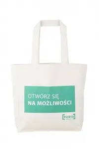 Torby bawełniane z nadrukiem dla PORTA DRZWI — realizacja Sampla