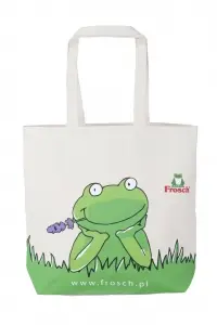 Torby bawełniane z nadrukiem dla FROSCH — Mała torba bawełniana z nadrukiem full print — Sampla