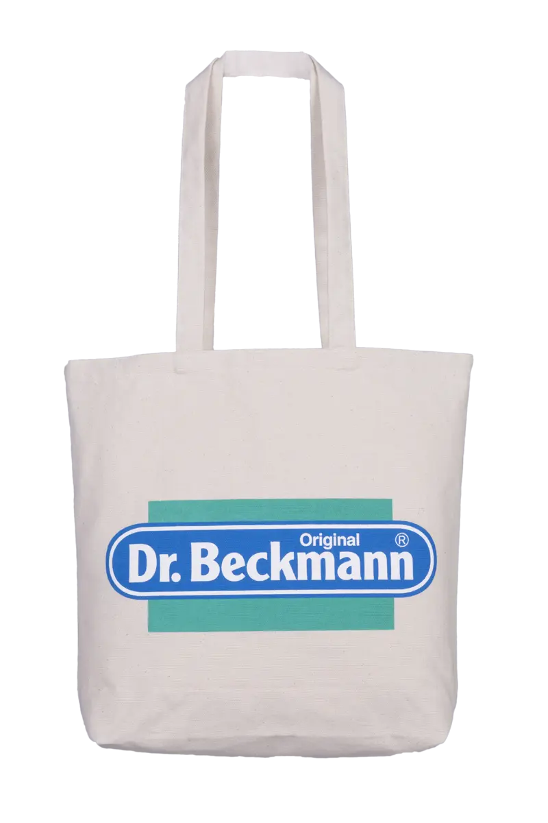 Torby bawełniane z nadrukiem dla Dr. Beckmann — Torba bawełniana z grubej tkaniny panamowej — Sampla